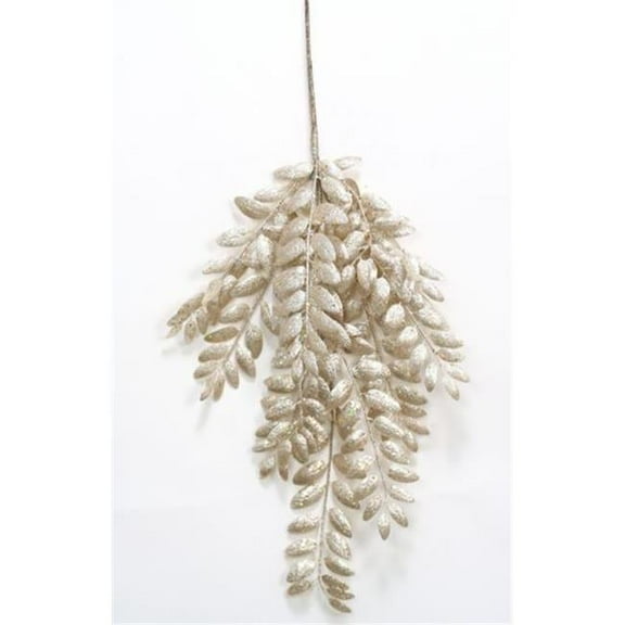 Distinctive Designs  35 in. Plastic Razor Glitter Honey Locust Spray X 12 Rose Gold - Pack of 12