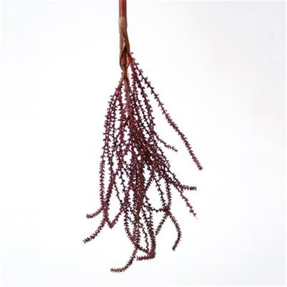 Distinctive Designs DI-610-DKBG DIY Foliage 33 in. L Artificial Small Dark Burgundy Palm Seed Spray - 48 per Case - Pack of 4