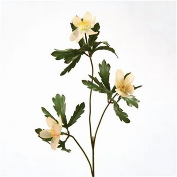 Distinctive Designs  DIY Flower Artificial Peach Forest Anemone Stem Flower x 3 Blooms  1 in. L Diameter - Pack of 12