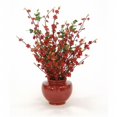 thumbnail image 1 of Distinctive Designs International 9881 Brick Red Blossoms in Red Vase, 1 of 1