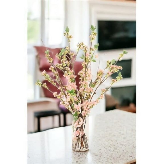 Distinctive Designs 17352 Luxury Artificial Decor Light Pink Pear Blossoms