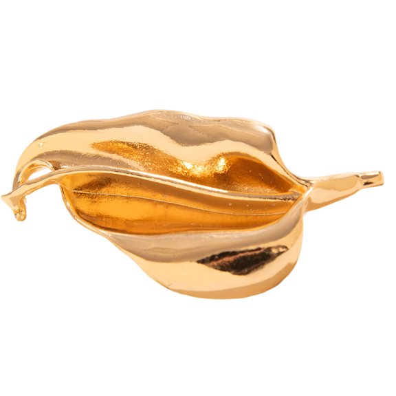 Distinctive Irregular Leaf Brooch Trendy Suit Corsage Pin Lightweight Jewelry Accessory Social Gathering Breastpin