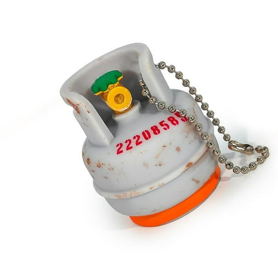 Distinctive Rusted Bottle Keychain Unique Key Accessories for Fan of Vintage Aesthetics and Industrial Fashion