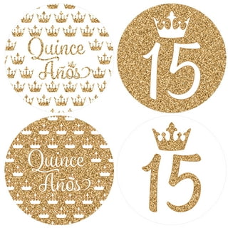 Mis Quince Anos - Quinceanera Sweet 15 Birthday Party Giant Circle Confetti  - Party Decorations - Large Confetti 27 Count