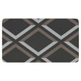 thumbnail image 1 of Distinguished Moroccan Area Rug - 30x17, Black - Non-Slip, Highly Absorbent - Door Mat perfect for Entryway, Bathroom, Kitchen Decor, 1 of 6