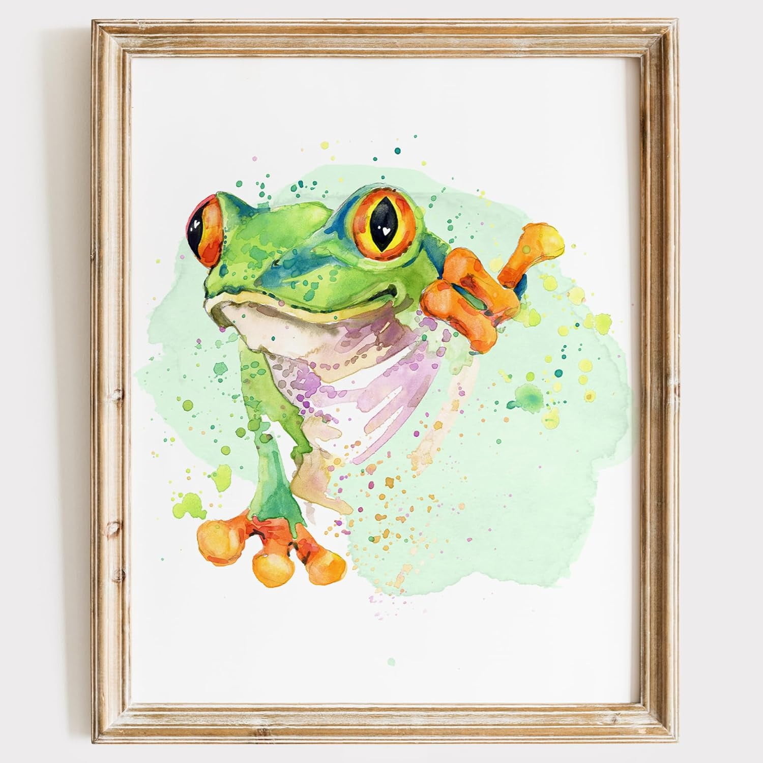 Distiny Frog Wall Art Print - Unframed - 8x10 | Perfect for Adding a ...