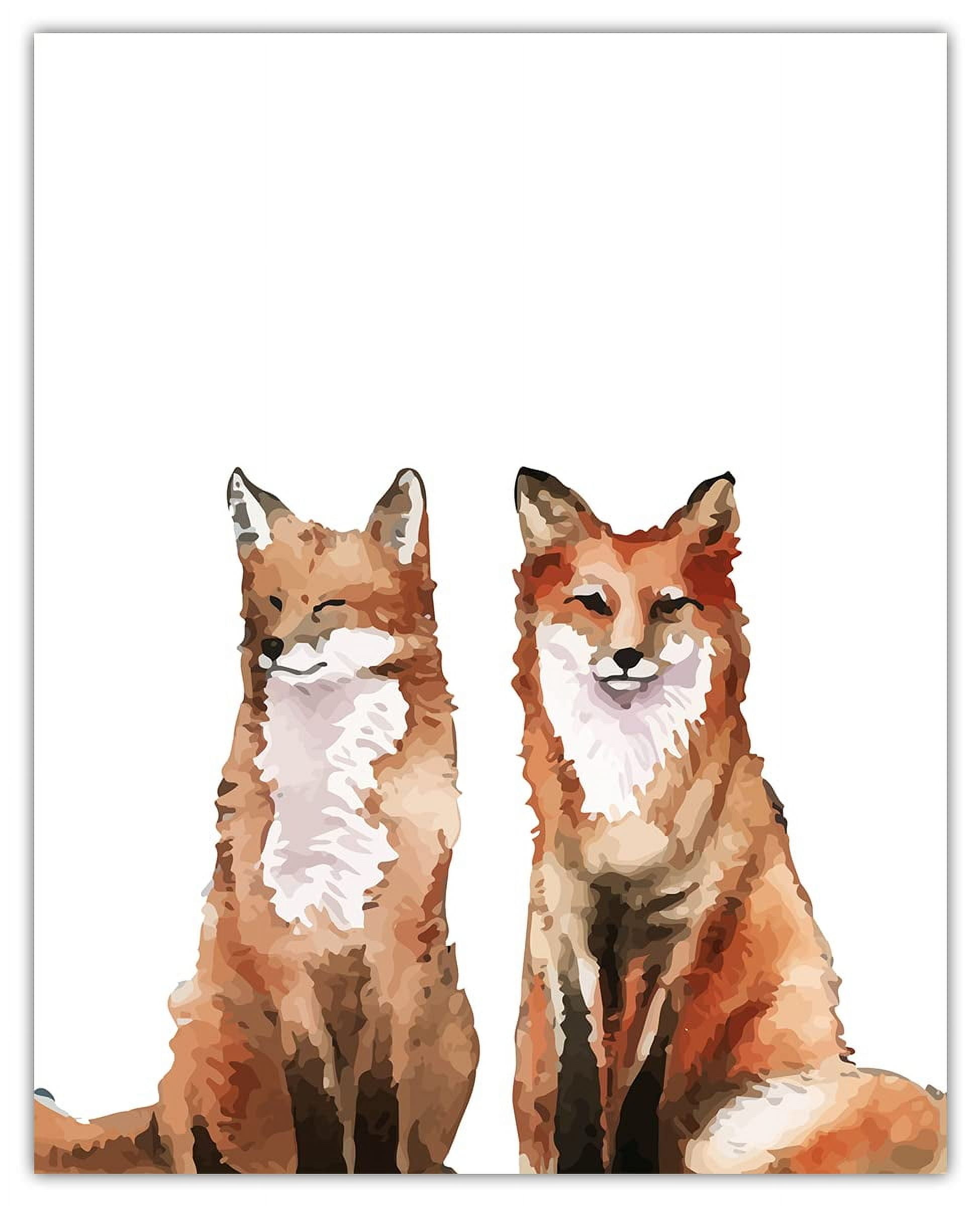 Distiny Wildlife Fox Nursery Decor: Baby Room Decor for Girls or Boys