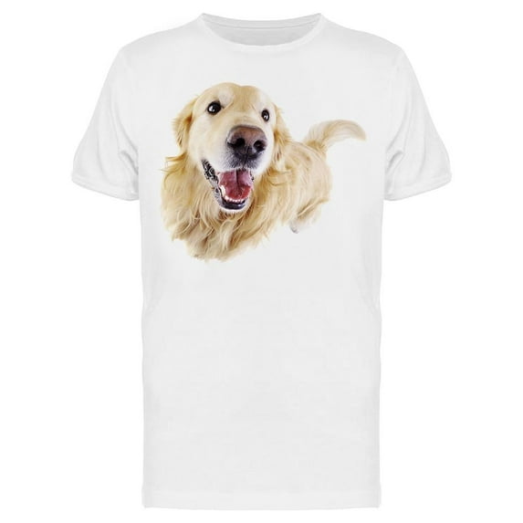 Distorted Golden Retriever T-Shirt Men -Image by Shutterstock, Male Large