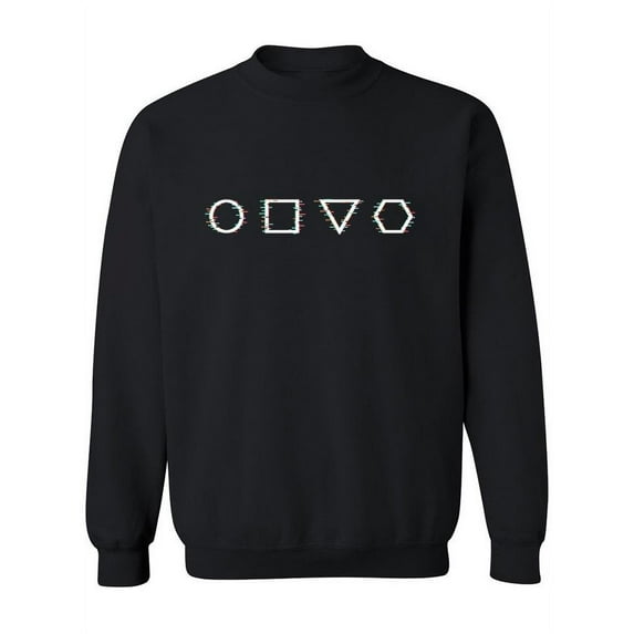 Distorted Shapes Sweatshirt Women -Image by Shutterstock, Female x-Large