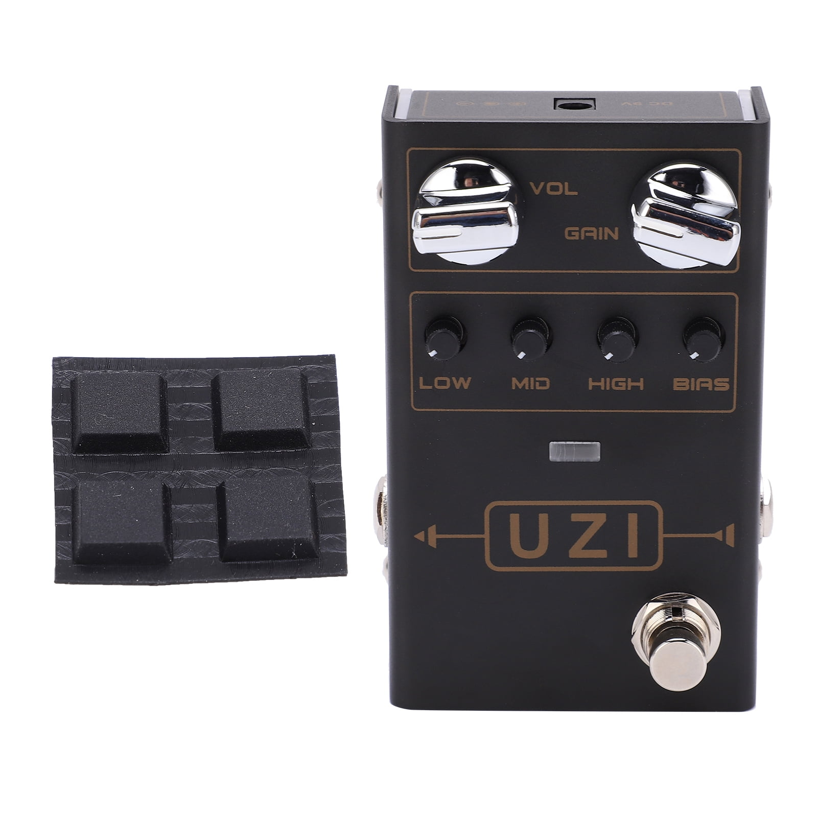 Distortion Pedals, DC 9V Automatic Adjustment Heavy Music Guitar Effector For Performance For