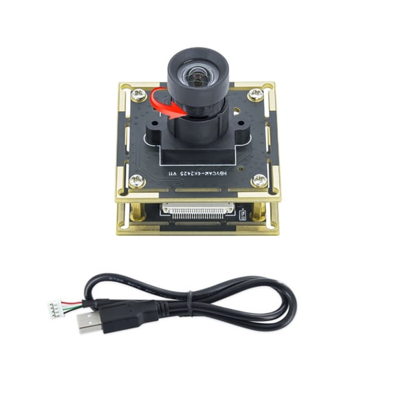 Distortionless 100° Distortionless Autofocus USB Camera Module 8MP 4K Resolution Industrial Machine Viewing