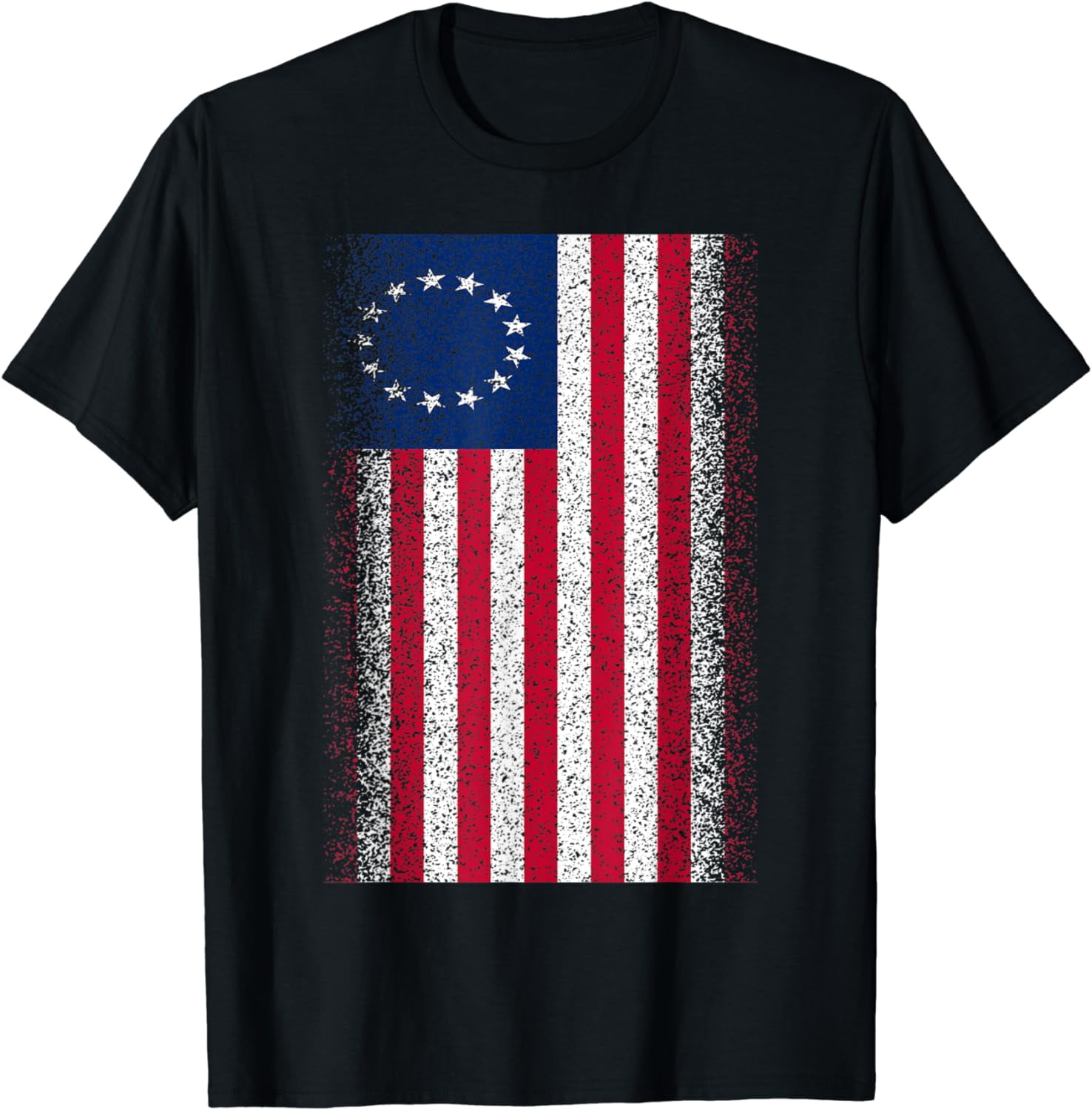 13 Star American Flag With Stars Sewn In The Betsy Ross Pattern At