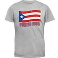 thumbnail image 1 of Distress Flag Puerto Rico Mens T Shirt Heather X-LG, 1 of 1