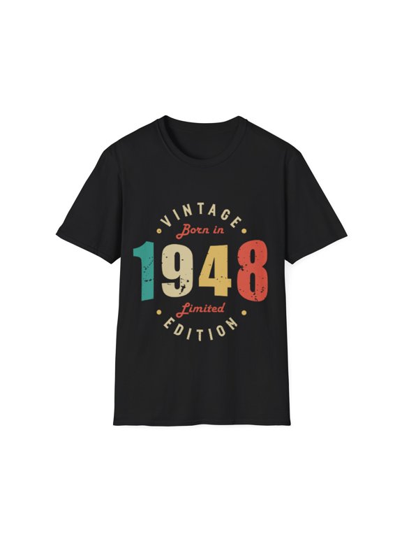 Distressed 1948 Limited Edition Men Women Novelty Apparel