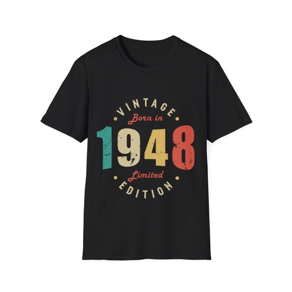 Distressed 1948 Limited Edition Men Women Novelty Apparel