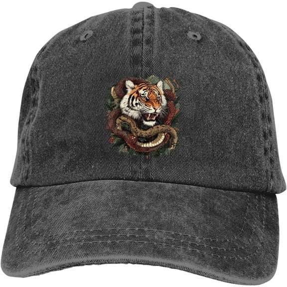 Distressed Adjustable Washed Denim Cotton Low Profile Mens Dad Trucker Hat Black Fitted Baseball Ball Cap