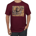 thumbnail image 1 of Distressed African Lion Family Desert Animal Lover Graphic T-Shirt, 1 of 1