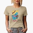 thumbnail image 1 of Distressed Alright Spring, Do Your Thing Quote - Cute Bird Holding Flowers Art Merch Gift, Tan T-Shirt, Medium, 1 of 5