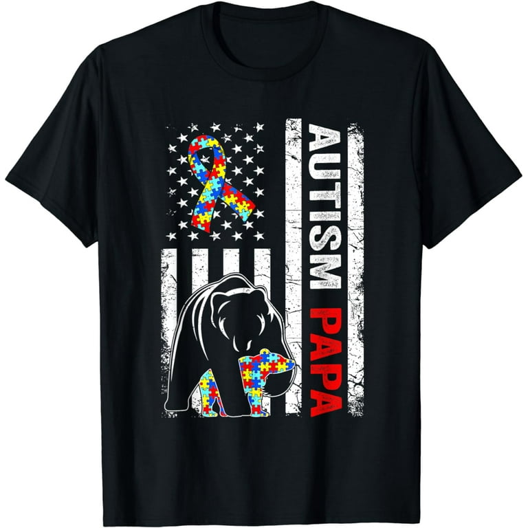 Papa Bear Distressed T-Shirt Papa Bear Distressed T-Shirt