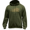 thumbnail image 1 of Distressed American Flag Pullover Hoodie Sweatshirt, 1 of 2