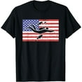 thumbnail image 1 of Distressed American Flag | Scuba Diving T-Shirt, 1 of 4