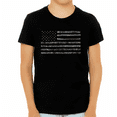 thumbnail image 1 of Distressed American Flag Shirt for Boys Black Flag 4th of July Shirts for Boys USA Patriotic Shirts, 1 of 7