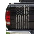 thumbnail image 1 of Distressed American Flag Truck Tailgate Vinyl Decal Compatible with Most Pickup Trucks USA Sticker Pickup Truck - Car Sticker Rear Graphic (11" x 25", Silver Gray (Metallic)), 1 of 8