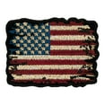 thumbnail image 1 of Distressed & Antiqued American Flag Patch, X-Small Size., 1 of 2