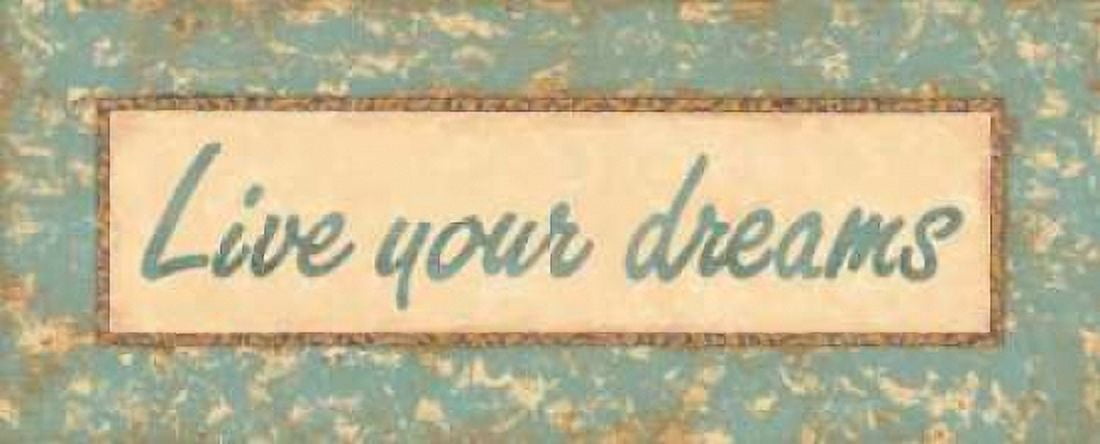 Distressed Aqua I Canvas Art - Jillian Jeffrey (10 x 20)
