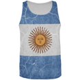 thumbnail image 1 of Distressed Argentina Flag All Over Mens Tank Top Multi 3X-LG, 1 of 1