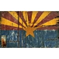 thumbnail image 1 of Distressed Arizona Flag Wall DÃ©cor, 1 of 3