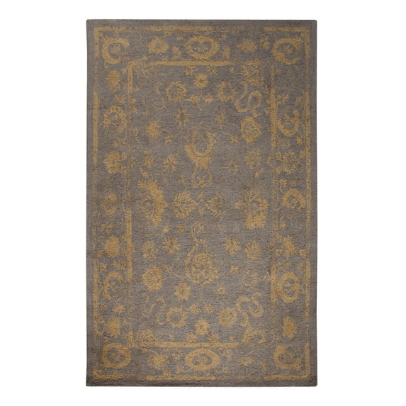 Distressed Avalon 2X4 88800-607 Brown/Gold Rectanglerug