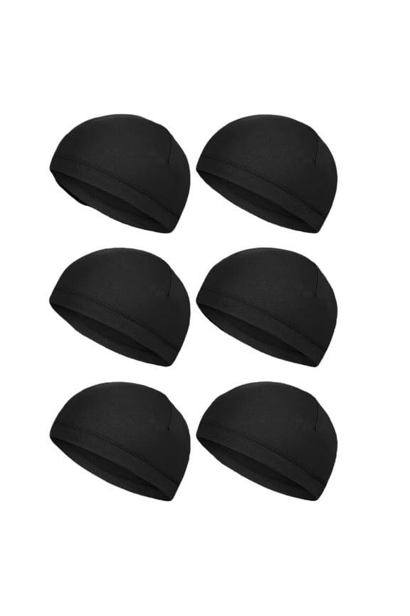 6 Pack Cooling Skull Cap Helmet Liner Sweat Wicking Cycling Running breathable Hat for Men Women