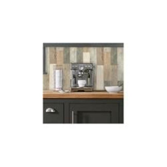 Distressed Barn Wood Plank Peel & Stick Giant Wall Decals