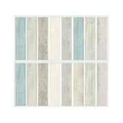 Distressed Barn Wood Plank Peel and Stick Wall Decals