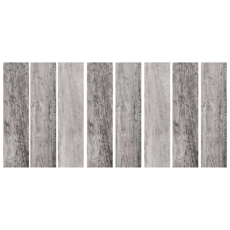 Distressed Barn Wood Plank Peel and Stick Wall Decals