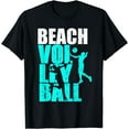 thumbnail image 1 of Distressed Beach-Volleyball Player T-Shirt, 1 of 2