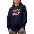 thumbnail image 1 of Distressed Besides Chocolate, You're My Favorite, Retro Valentine's Day Gift, Navy Blue Hooded Sweatshirt or Hoodie, XL, 1 of 5