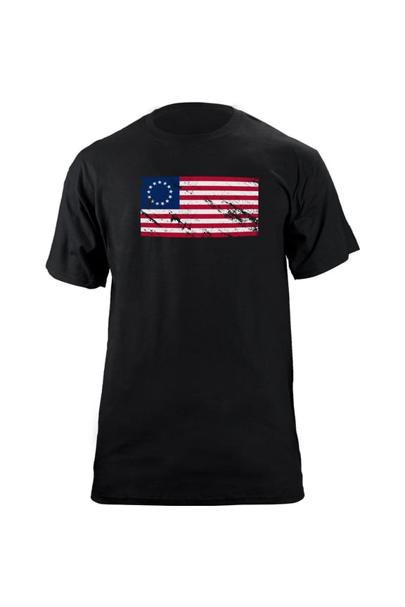 Distressed Betsy Ross US Flag T-Shirt