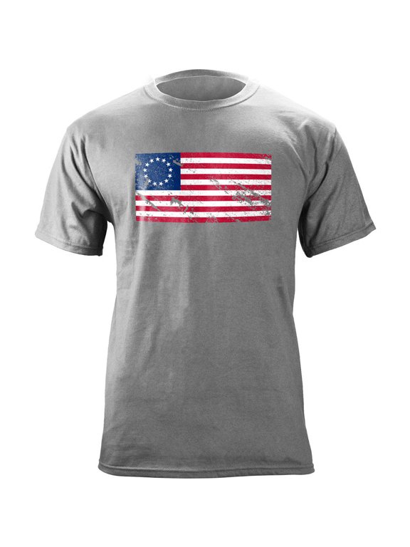 Distressed Betsy Ross US Flag T-Shirt