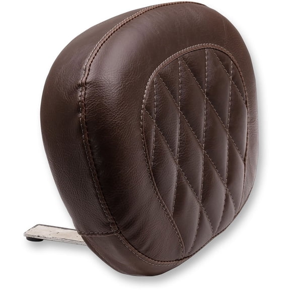 Distressed Brown Diamond Stitch 11-1/2&Prime, x 9&Prime, Sissy Bar Pad