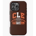 thumbnail image 1 of Distressed CLE Cleveland Football Phone Case for iPhone 16 15 14 13 12 11 Pro Max, 1 of 2