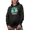 thumbnail image 1 of Distressed Can't Work, Feeling Under Par Quote with a Ball, Buggy & Golf Player, Golfing or Golfer Themed Merch Gift, Black Hooded Sweatshirt or Hoodie, Medium, 1 of 5