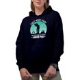 thumbnail image 1 of Distressed Can't Work, Feeling Under Par Quote with a Ball, Buggy & Golf Player, Golfing or Golfer Themed Merch Gift, Navy Blue Hooded Sweatshirt or Hoodie, X-Large, 1 of 5