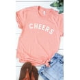 thumbnail image 1 of Distressed Cheers Graphic Tee T-Shirt, 1 of 5
