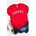 thumbnail image 1 of Distressed Cheers Graphic Tee T-Shirt, 1 of 5