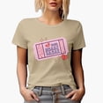 thumbnail image 1 of Distressed Club Heart Break, Everything Will Be Fine - Retro Valentine's Day Ticket Art Merch Gift, Tan T-Shirt, Small, 1 of 5