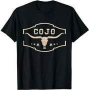 Distressed Cojo Cowhide Name Proud Vintage Retro Bull-Skull T-Shirt