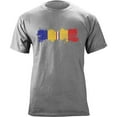thumbnail image 1 of Distressed Combat Action Ribbon Veteran T-Shirt, 1 of 1