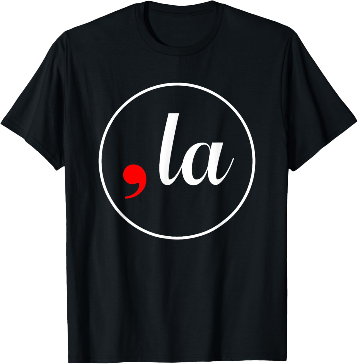Distressed Comma La Funny Kamala Harris 2024 for President T-Shirt ...